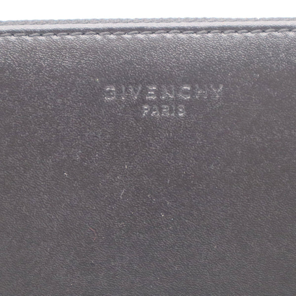 GIVENCHY LOVE Leather Zip Clutch bag Black