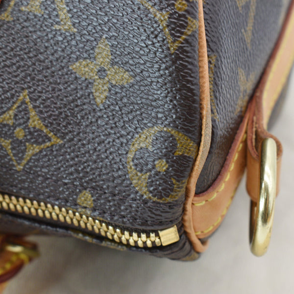 LOUIS VUITTON Speedy 25 Bandouliere Monogram Canvas Shoulder Bag Brown