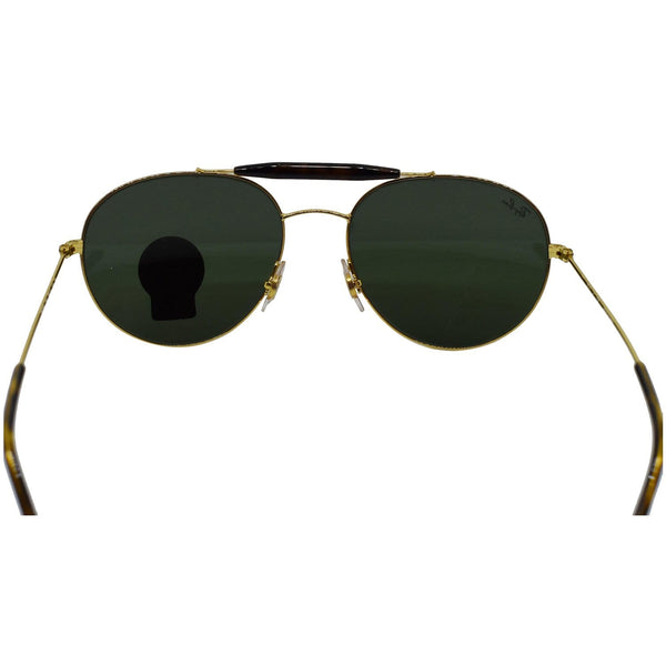 Ray-Ban RB3540 001 Gold Sunglasses Green Classic G-15 Lens