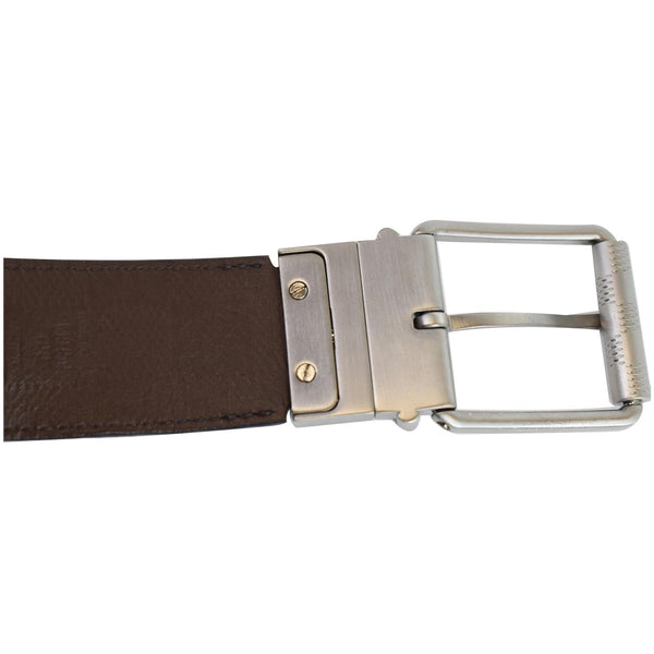 LOUIS VUITTON Reversible Boston Damier Infini Belt Black Size 40