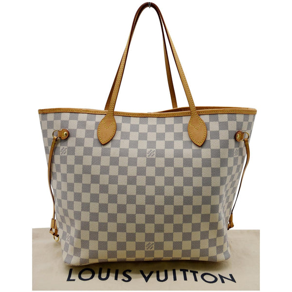 Louis Vuitton Neverfull MM Damier Azur bag - Rose Ballerine