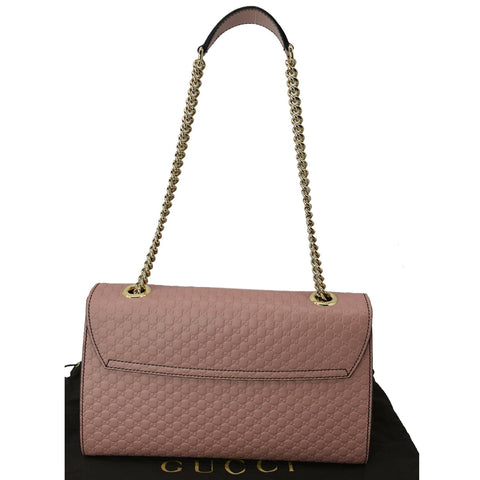 Gucci Emily Medium GG Guccissima Leather Chain Shoulder Bag