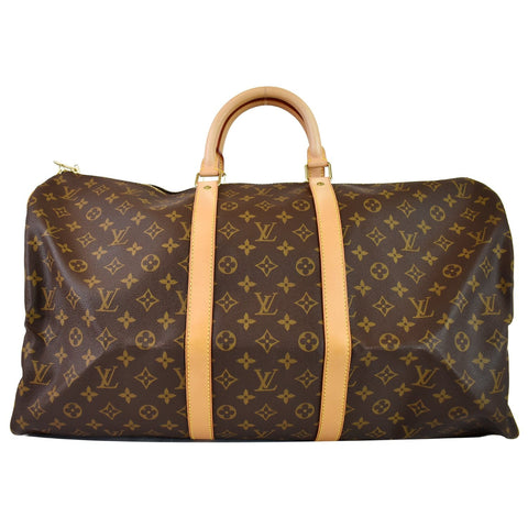 Louis Vuitton Keepall 55 Monogram Canvas Bag