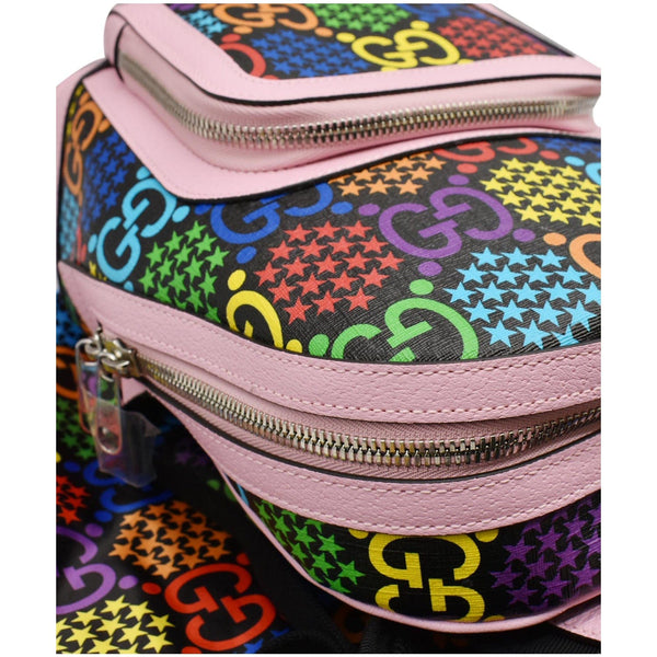 GUCCI Psychedelic GG Supreme Monogram Canvas Backpack Bag Multicolor 601296