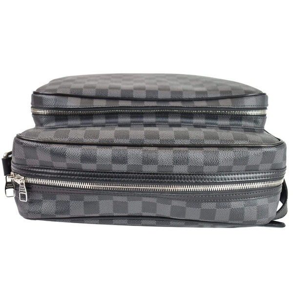 Louis Vuitton Sac Leoh Damier Graphite Messenger Bag - backsode