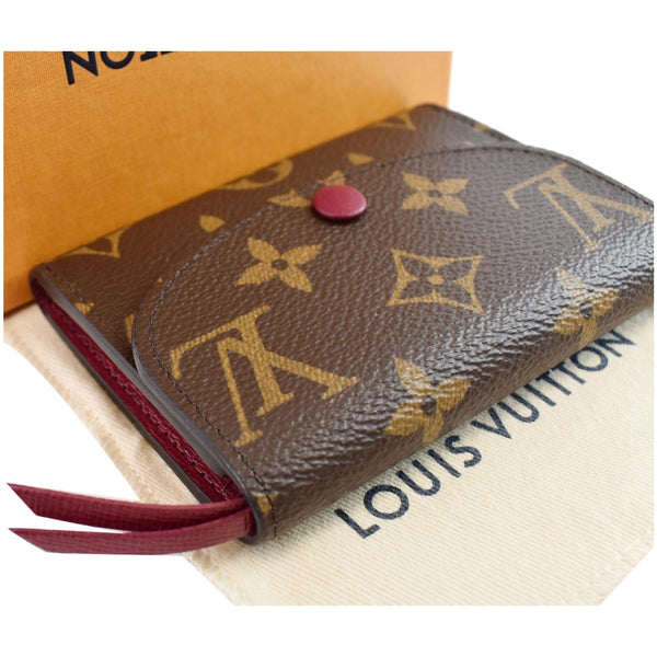 LOUIS VUITTON Rosalie Monogram Canvas Coin Purse Brown