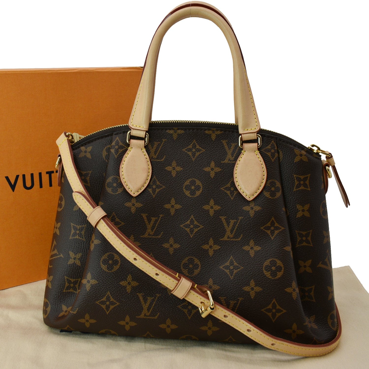 Louis Vuitton Galleria Shoulder Bag PM Brown with Dust Bag - Organic Olivia