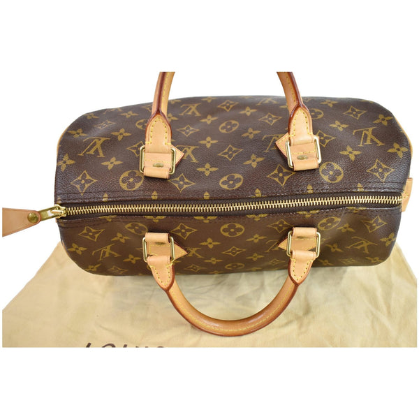 Louis Vuitton Speedy 30 top zipper Satchel Bag