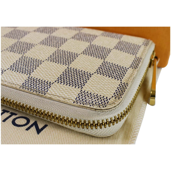 Louis Vuitton Damier Azur Zippy Organizer Wallet White - women bag