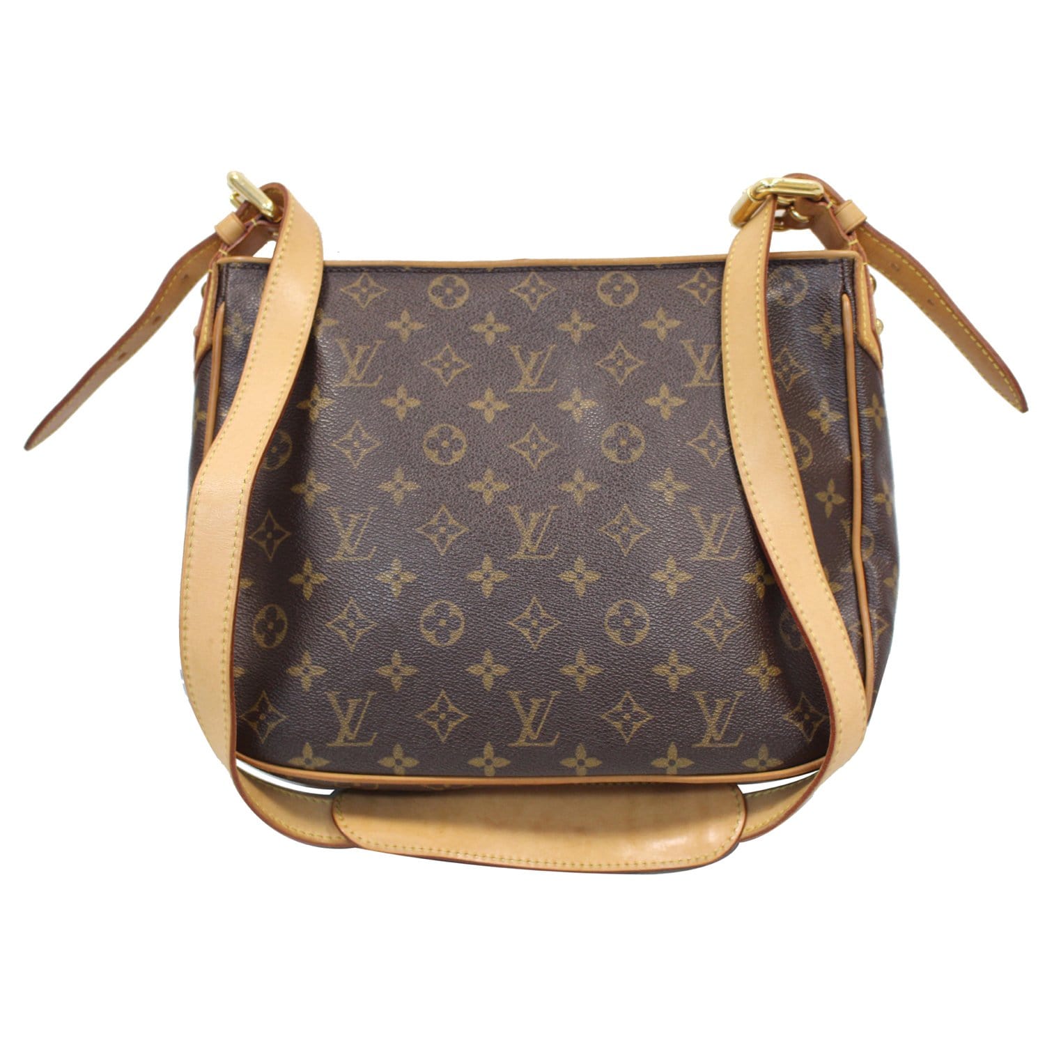 Louis Vuitton Hudson Shoulder Bag GM Brown Canvas Monogram 