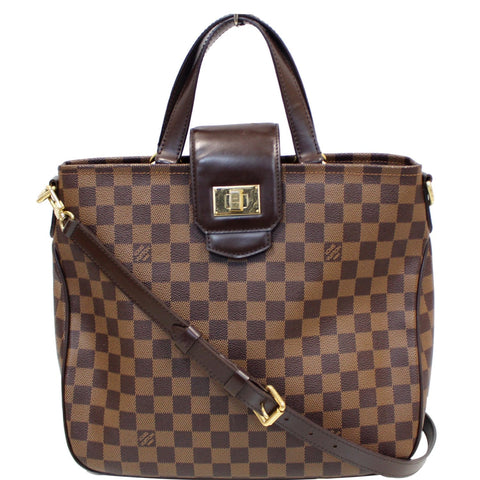 LOUIS VUITTON Cabas Rosebery Damier Ebene Shoulder Bag Brown - 25% OFF