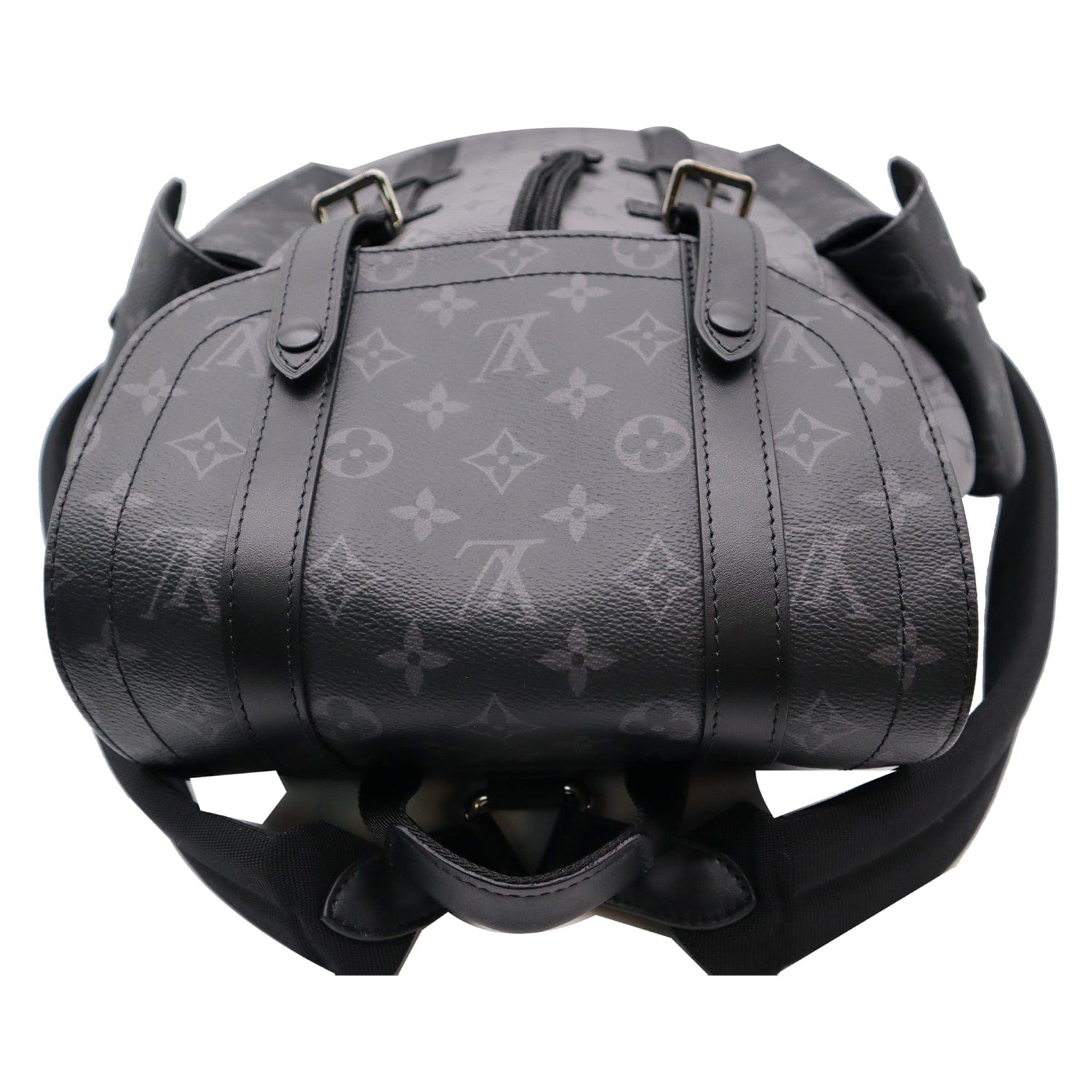 Louis Vuitton Monogram Eclipse Backpack Bag Charm - Black