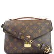 LOUIS VUITTON Metis Pochette Monogram Canvas Crossbody Bag Brown