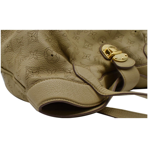 Louis Vuitton Cirrus PM Mahina Leather Hobo Bag Beige