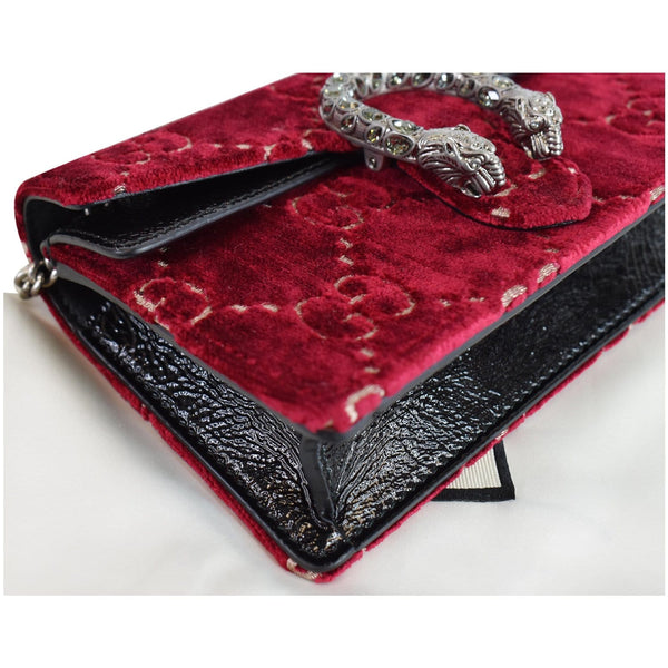 used Gucci Dionysus Super Velvet Shoulder Bag Red