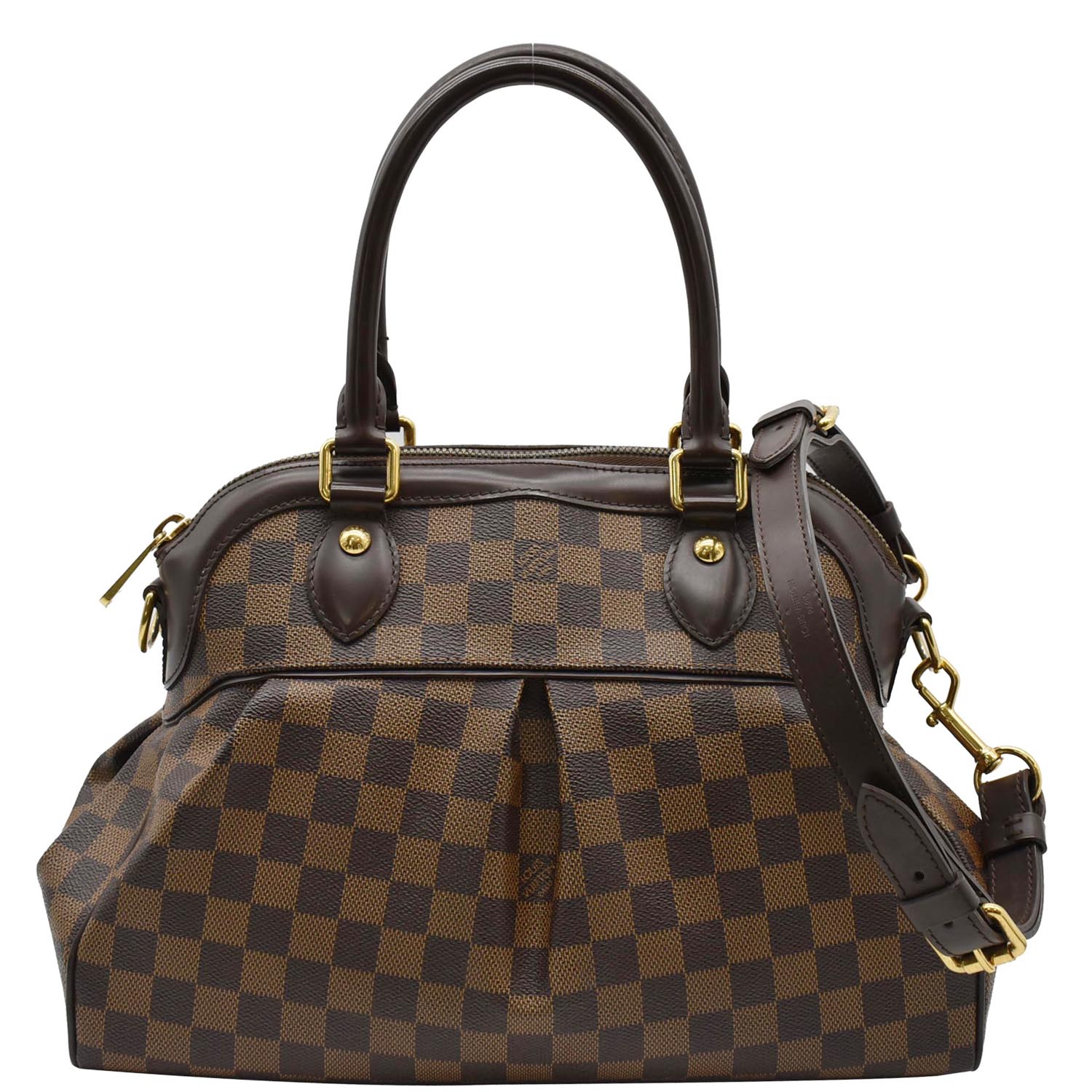 Louis Vuitton Trevi Handbag Damier PM Brown 2100531
