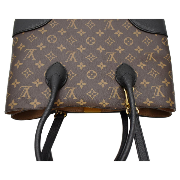 LOUIS VUITTON Flandrin Monogram Canvas Tote Shoulder Bag Brown