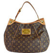 LOUIS VUITTON Galliera PM Monogram Canvas Shoulder Bag Brown