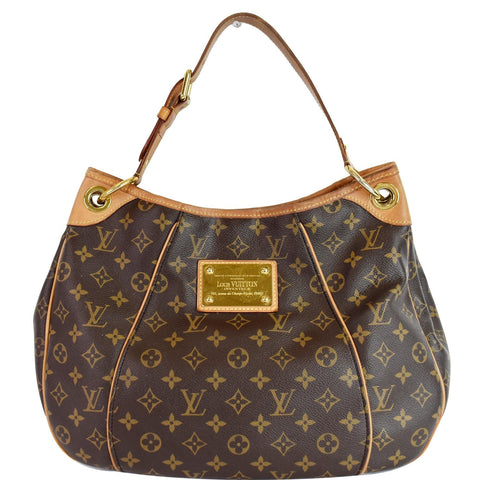 LOUIS VUITTON Galliera PM Monogram Canvas Shoulder Bag Brown