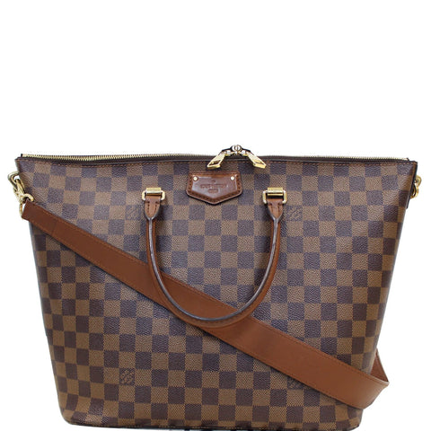 LOUIS VUITTON Belmont Damier Ebene Shoulder Bag Brown