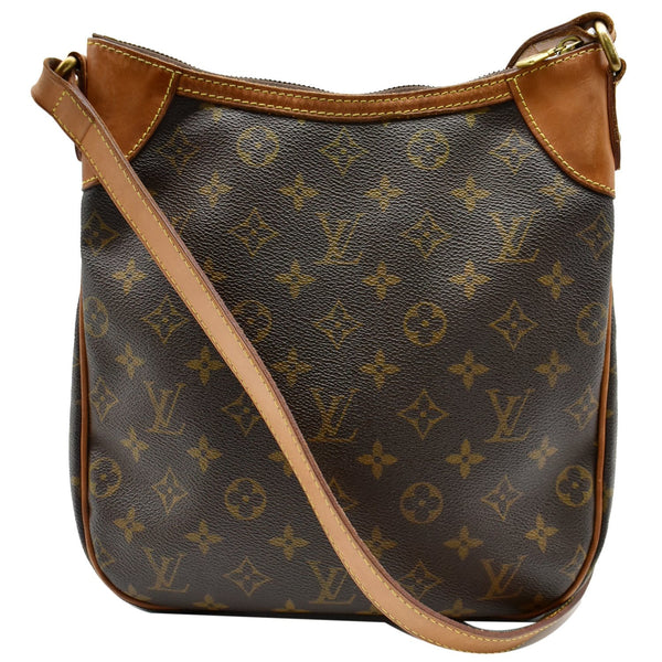LOUIS VUITTON Odeon PM Monogram Canvas Shoulder Bag Brown