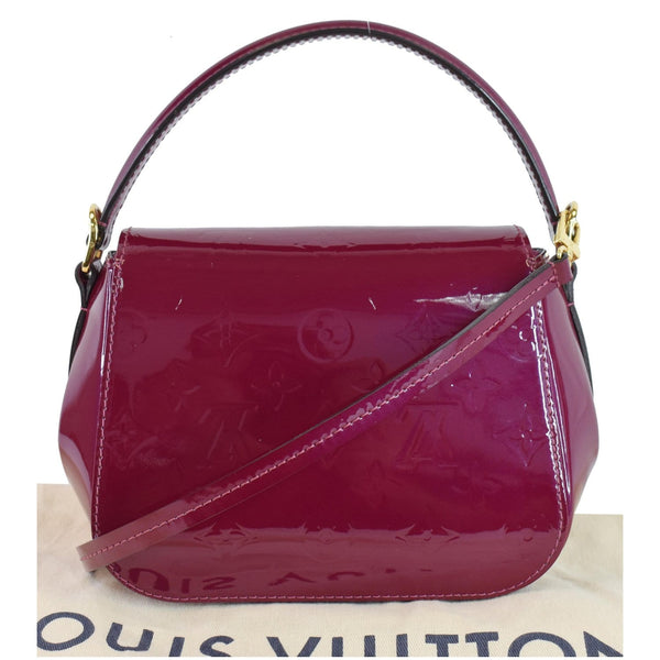 LOUIS VUITTON Pasadena Vernis Patent Leather Shoulder Bag Magenta
