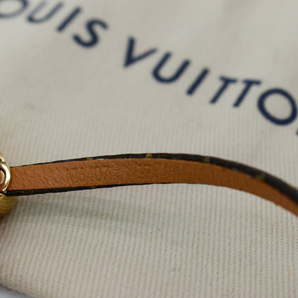 LOUIS VUITTON Historic Mini Monogram Canvas Bracelet Brown