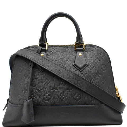 LOUIS VUITTON Neo Alma PM Monogram Empreinte Shoulder Bag Black