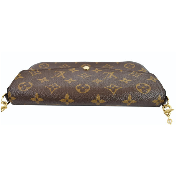  Louis Vuitton pochette Felicie Monogram Canvas Handbag backside