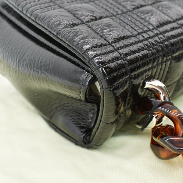 BURBERRY Lola Small Quilted Leather Shoulder Bag Black