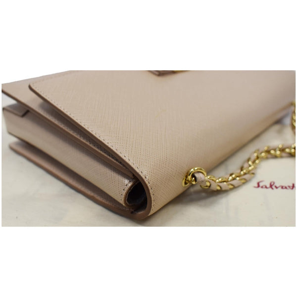 SALVATORE FERRAGAMO Large Vara Bow Leather Shoulder Bag