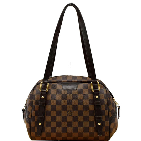 LOUIS VUITTON Rivington PM Damier Ebene Shoulder Bag Brown - Hot Deals