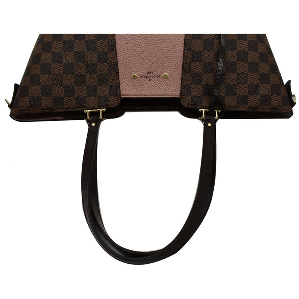 LOUIS VUITTON Jersey Damier Ebene Shoulder Bag Magnolia