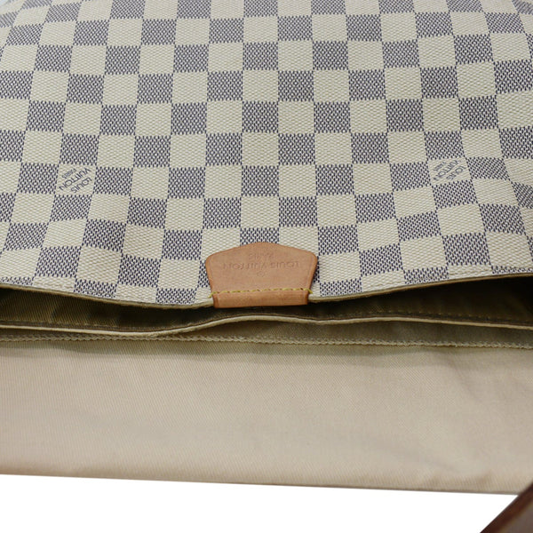 LOUIS VUITTON Graceful PM Damier Azur Shoulder Bag White