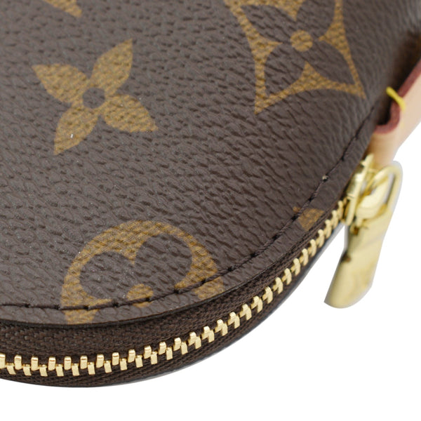 LOUIS VUITTON Monogram Canvas Cosmetic Pouch Brown