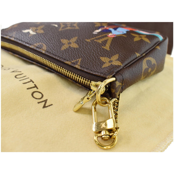 LV Animation Pochette Brass hardware Pouch