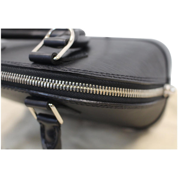 Louis Vuitton Alma BB Epi Leather Satchel Bag black