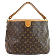 LOUIS VUITTON Delightful PM Monogram Canvas Shoulder Bag Brown