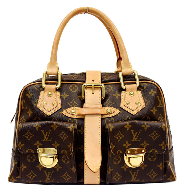 Louis Vuitton Manhattan GM Monogram Canvas Bag Brown