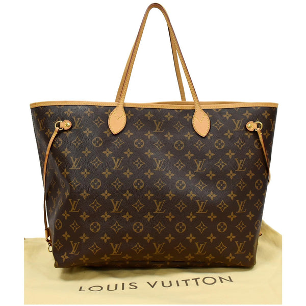 Louis Vuitton Neverfull GM Monogram Canvas Shoulder Handbag - backside