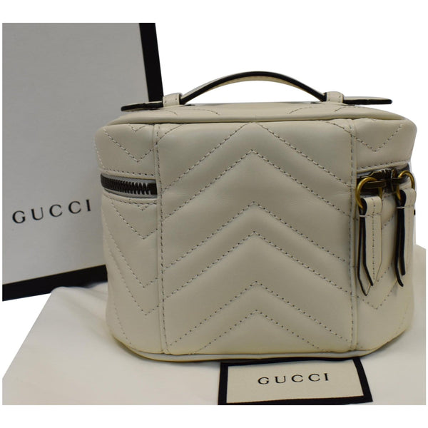Gucci GG Marmont Matelasse Chevron Leather Case for makeup