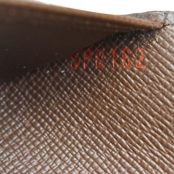 LOUIS VUITTON Agenda MM Damier Ebene Planner Cover Brown