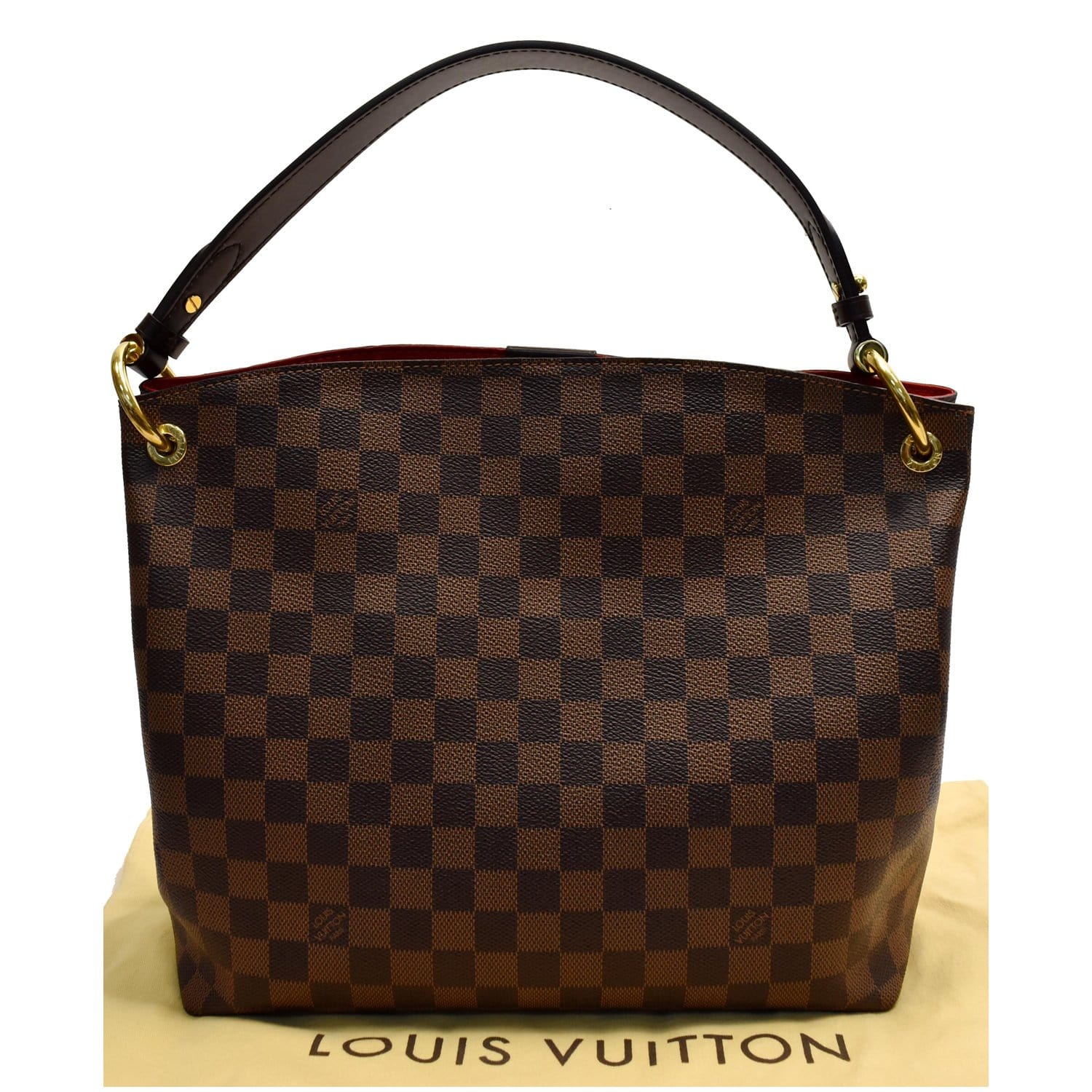 Louis Vuitton Graceful PM Damier Ebene Canvas Shoulder Bag