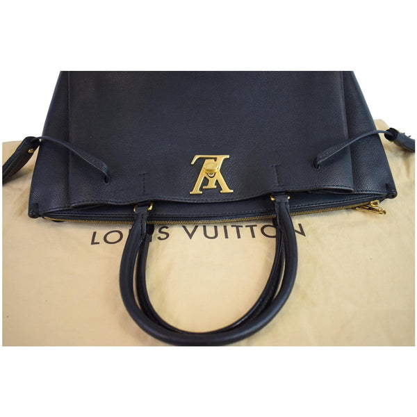 Louis Vuitton Lockmeto Calfskin Leather handle bag
