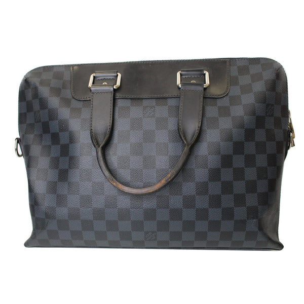 Exterior LV Porte Documents Jour Damier Cobalt Bag