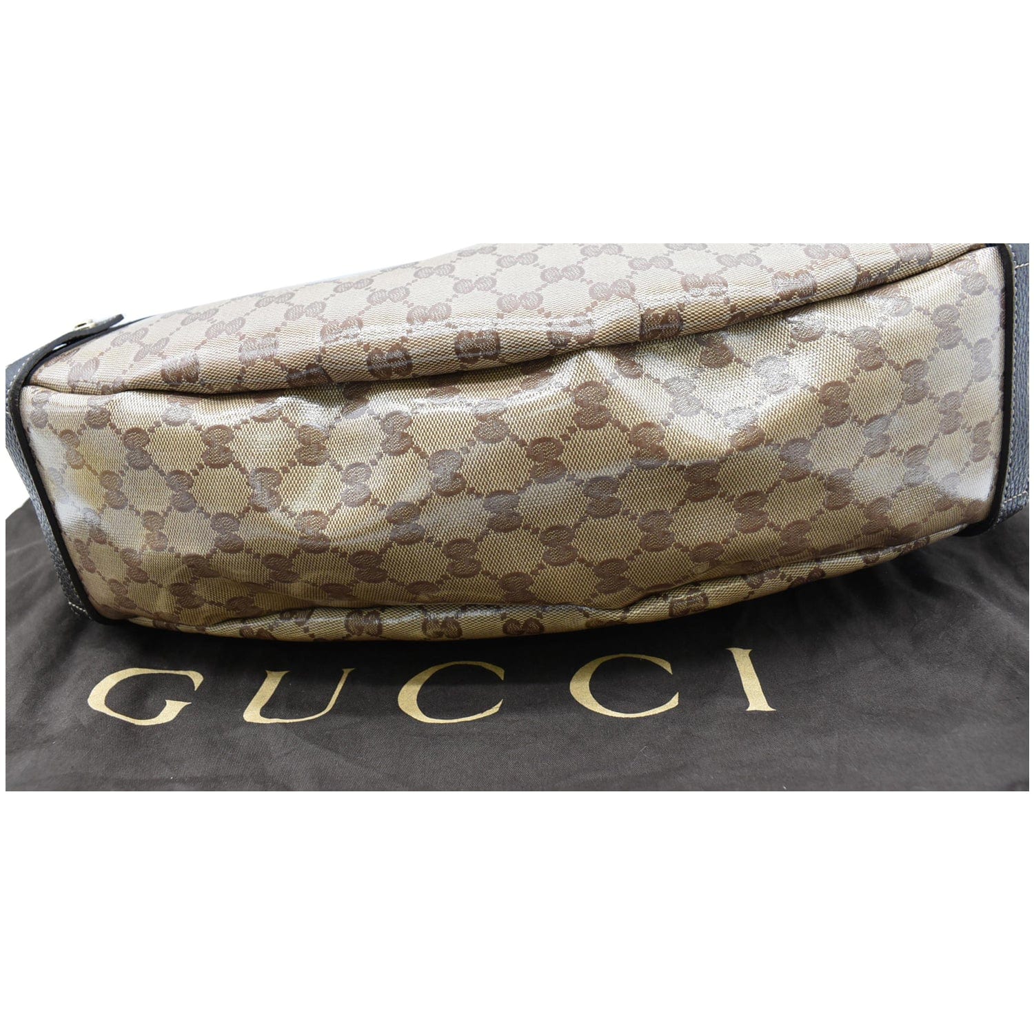 Gucci Vintage Abbey Coated Canvas Bag