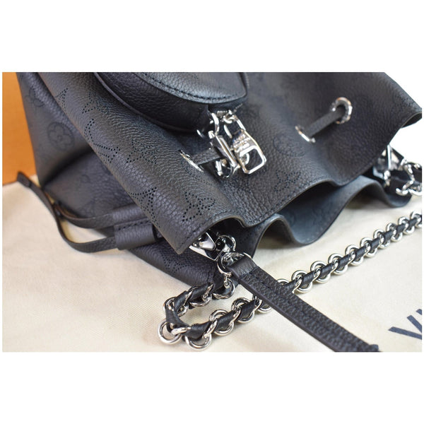 LOUIS VUITTON Bella Mahina Calf Leather Crossbody Bag Black - Final Sale