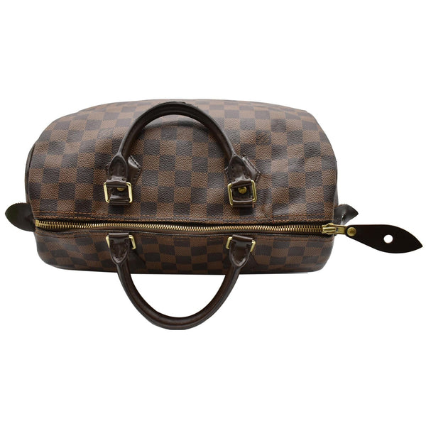 Louis Vuitton Speedy 30 Damier Ebene Satchel Bag top preview