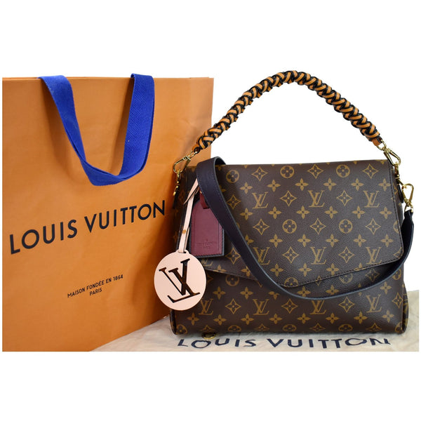 Louis Vuitton Beaubourg MM Monogram Canvas Shoulder Bag front view