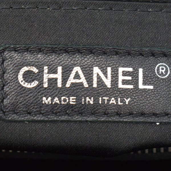 CHANEL XL Grand Quilted Caviar Leather Shopping Tote Bag Black